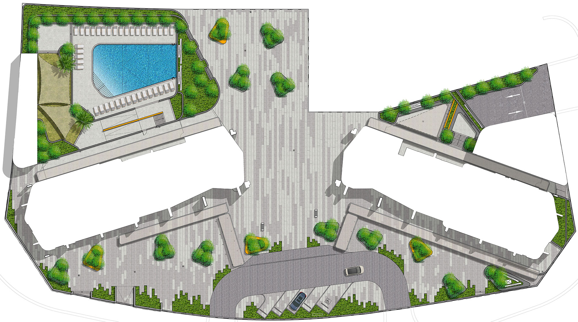 Shams Meera - Rendered Plan