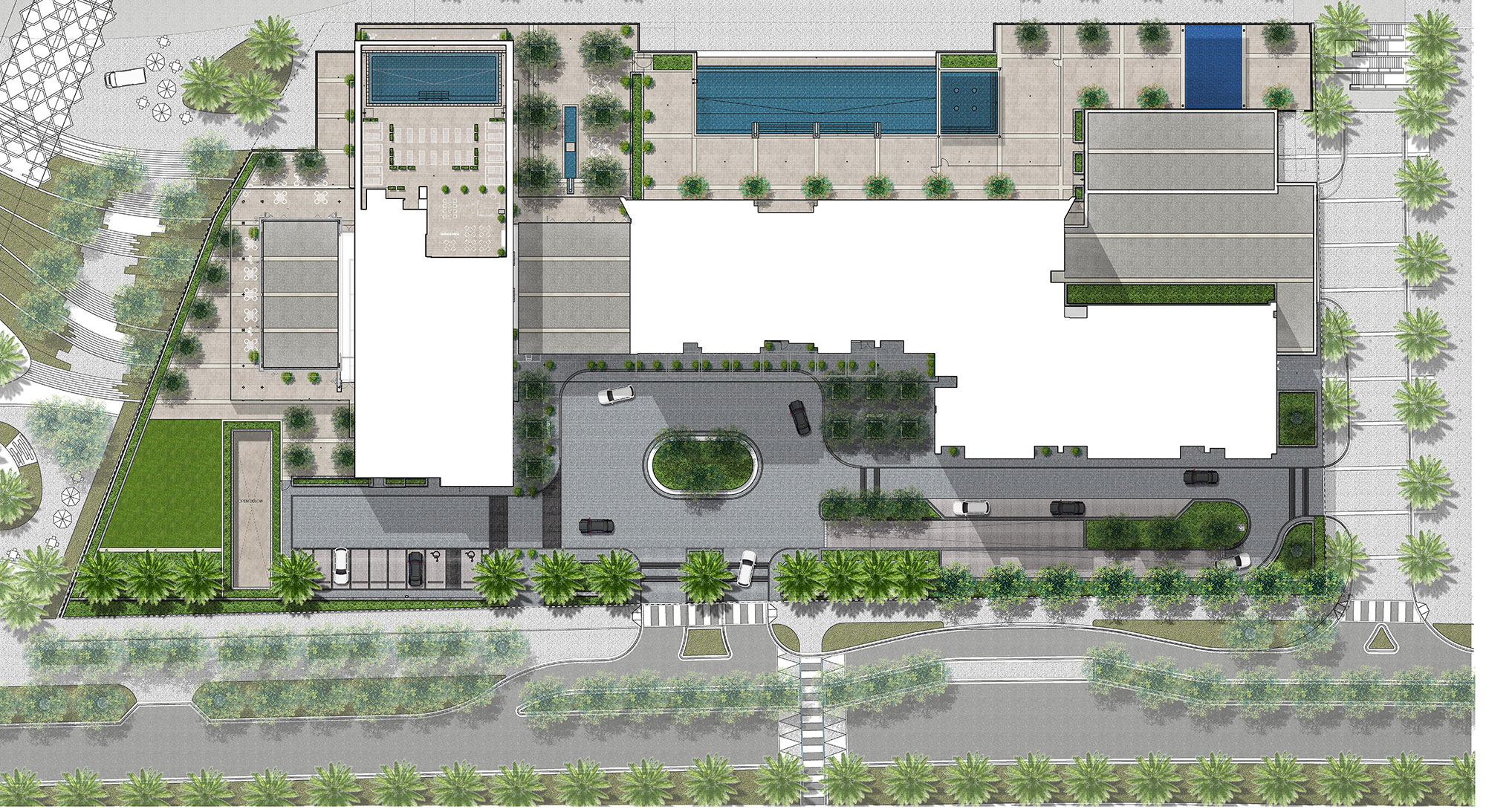 Palace Hotel Plot 14 - Rendered Plan